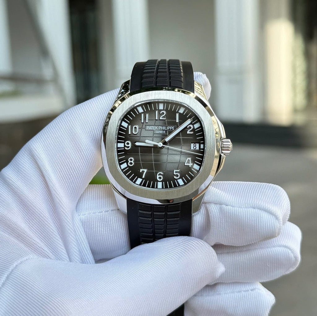 Patek Philippe Aquanaut 5167 Watch Gray Dial Rubber Strap 40mm