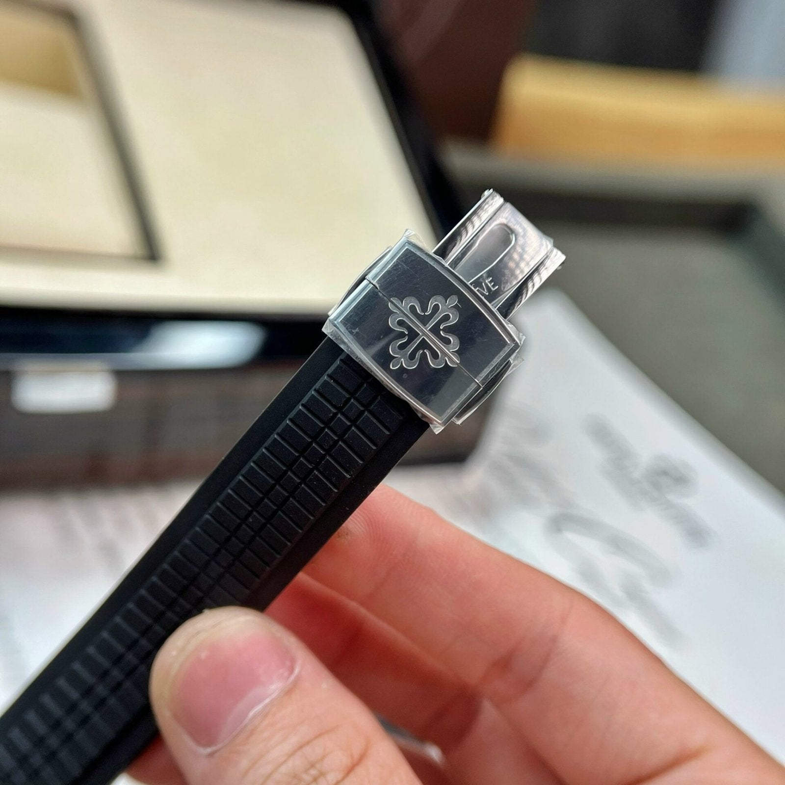 Patek Philippe Watch Aquanaut 5167A Black Rubber Strap 40mm