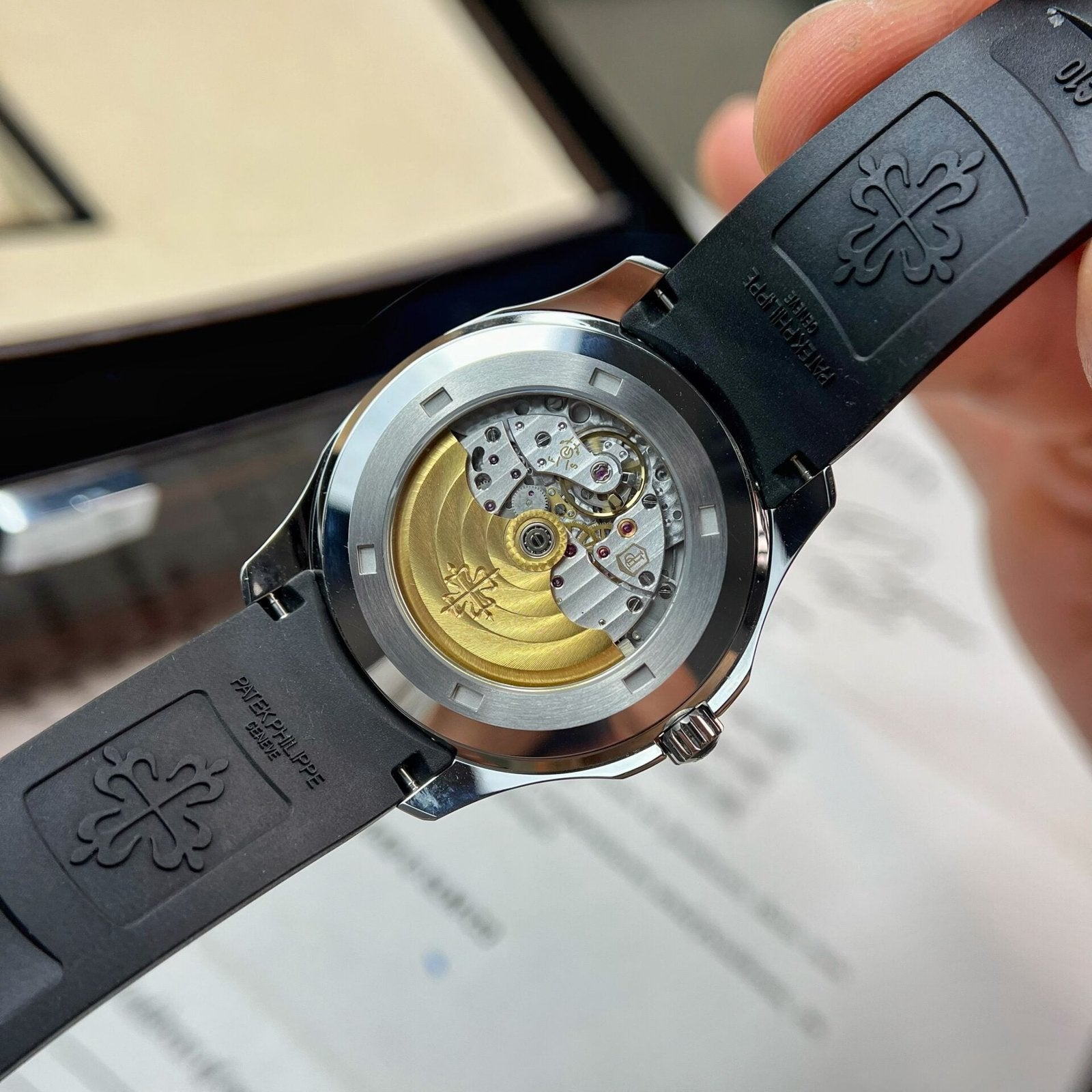 Patek Philippe Watch Aquanaut 5167A Black Rubber Strap 40mm