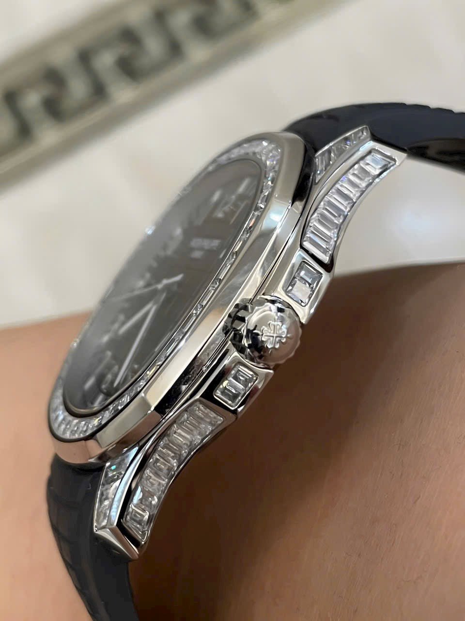 Patek Philippe Watch Aquanaut 5167G Rubber Strap 40mm