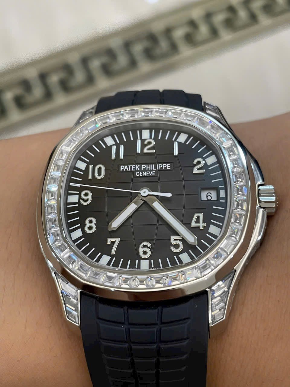 Patek Philippe Watch Aquanaut 5167G Rubber Strap 40mm