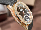 Patek Philippe Aquanaut 5167R Watch 18K Solid Gold Natural Diamond 40mm