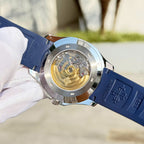 Patek Philippe Aquanaut 5168 Watch Blue Dial Rubber Strap 42,2mm