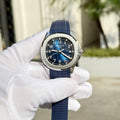 Patek Philippe Aquanaut 5168 Watch Blue Dial Rubber Strap 42,2mm