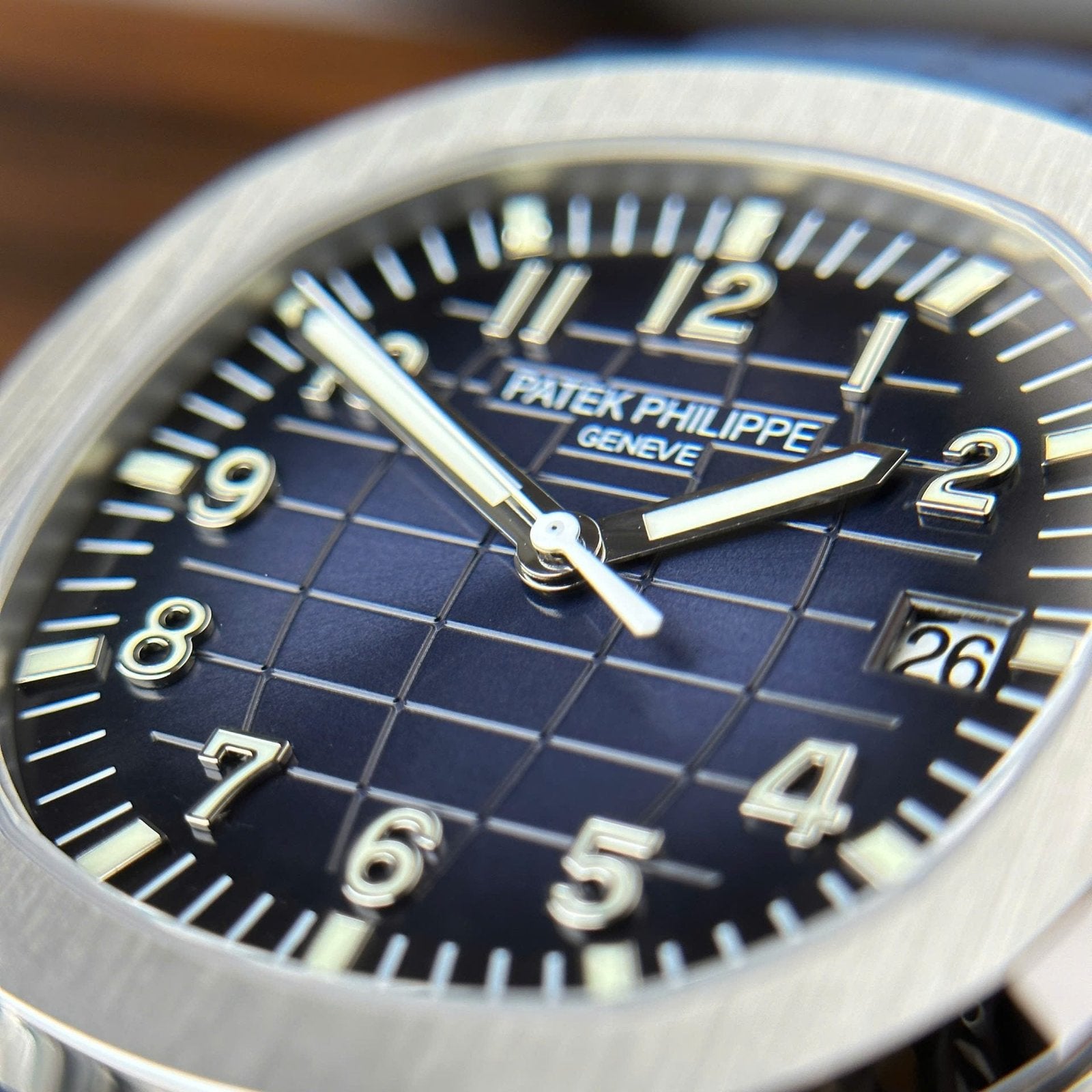 Patek Philippe Aquanaut 5168G Blue Dial Watch 42.2mm