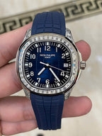 Patek Philippe Watch Aquanaut 5168G Blue Rubber Strap 42mm