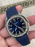 Patek Philippe Watch Aquanaut 5168G Blue Rubber Strap 42mm