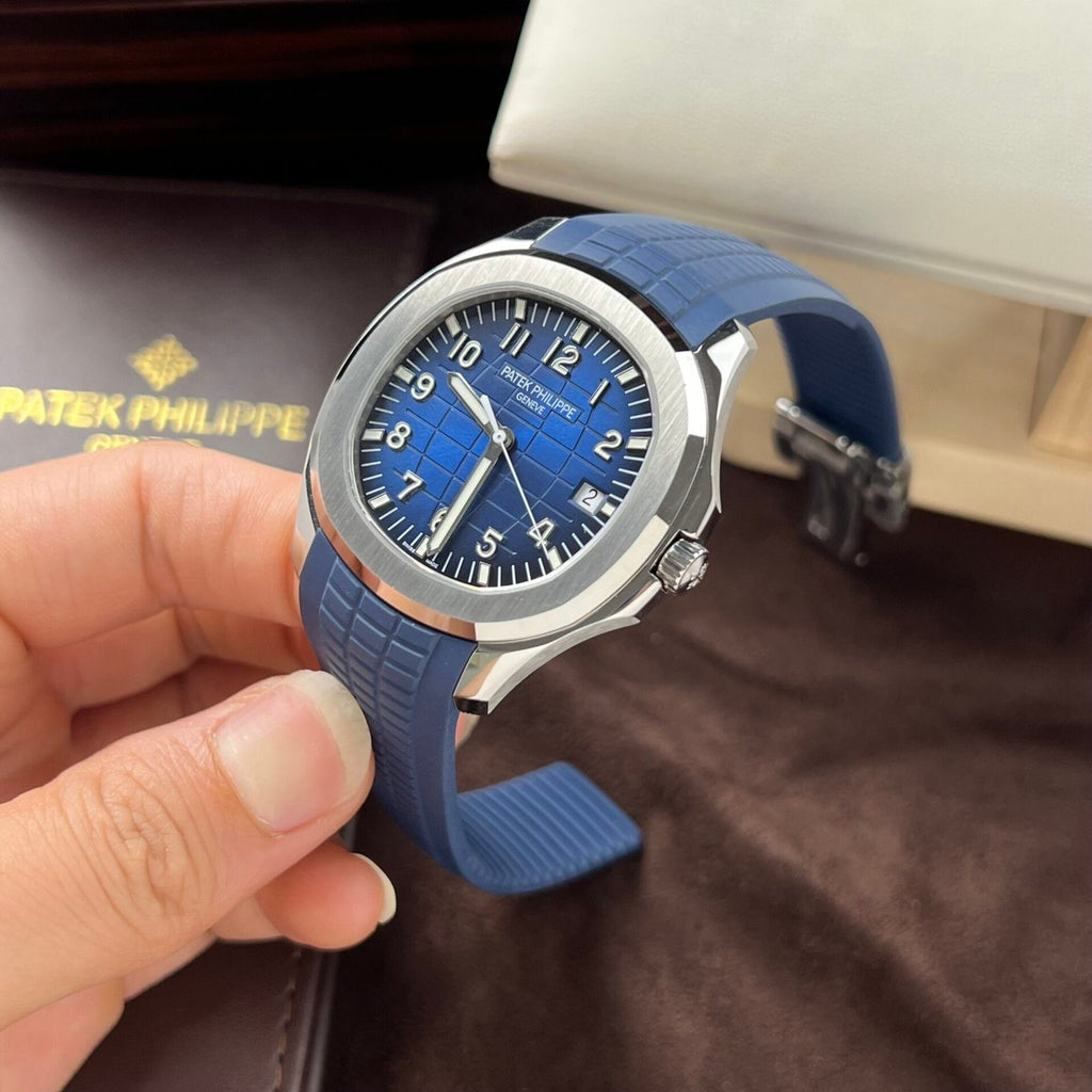 Patek Philippe Watch Aquanaut 5168G Blue Dial 42mm