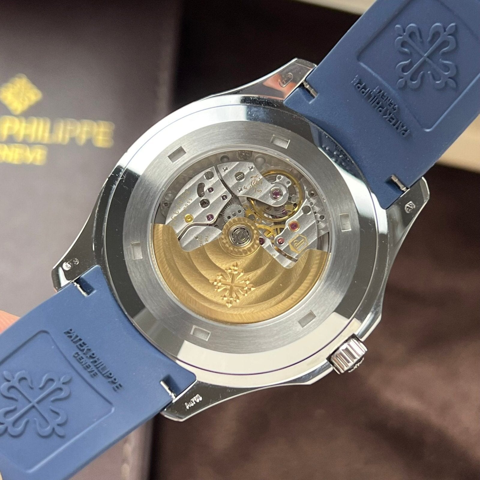 Patek Philippe Watch Aquanaut 5168G Blue Dial 42mm
