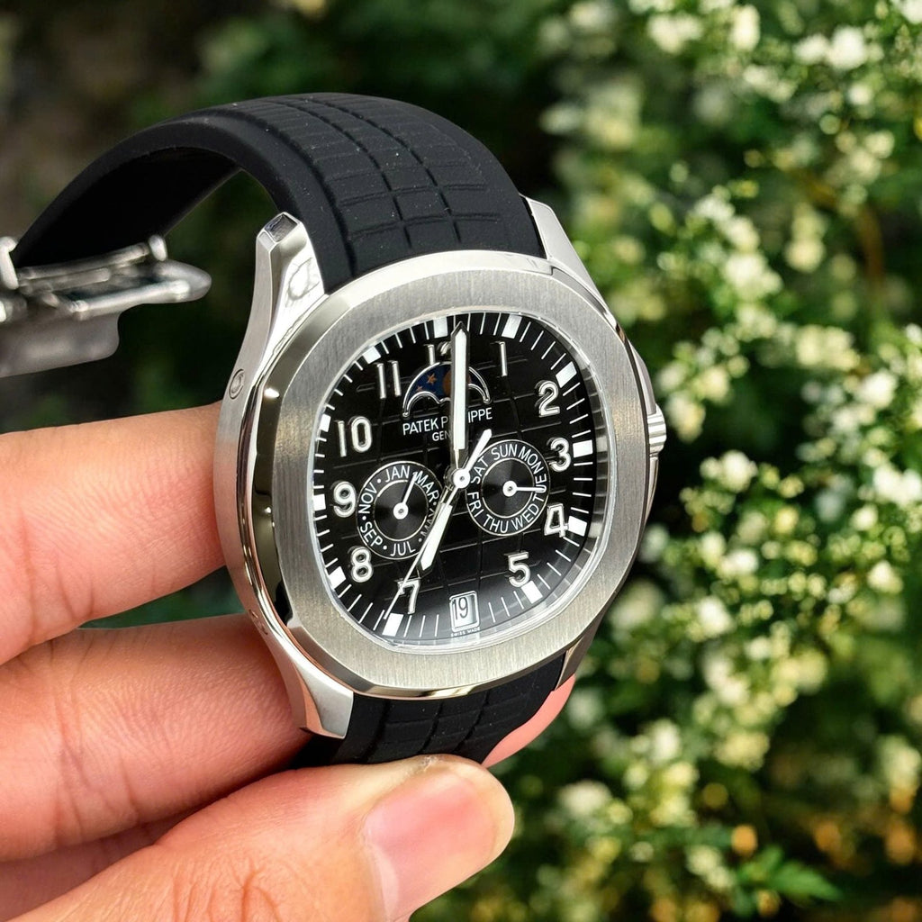 Patek Philippe Aquanaut 5261 Watch Black Rubber Strap 40mm