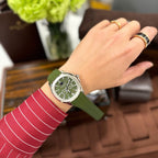 Patek Philippe Aquanaut 5261G Watch Green Dial Rubber Strap 40mm