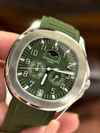 Patek Philippe Aquanaut 5261G Watch Green Dial Rubber Strap 40mm