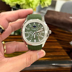 Patek Philippe Aquanaut 5261G Watch Green Dial Rubber Strap 40mm