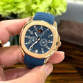 Patek Philippe Aquanaut 5261R Watch Blue Dial Rubber Strap 40mm