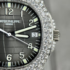 Patek Philippe Aquanaut 5719 Moissanite Diamond Watch 40mm