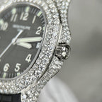 Patek Philippe Aquanaut 5719 Moissanite Diamond Watch 40mm