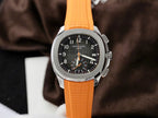 Patek Philippe Aquanaut 5968A Watch Orange Rubber Strap 42.2mm