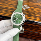 Patek Philippe Watch Aquanaut 5968G Green Dial Rubber Strap 42.2mm