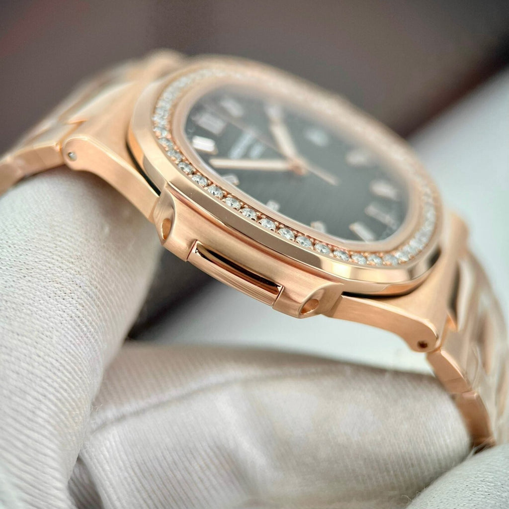 Patek Philippe 5711 Natural Diamond Watch 18K Gold Wrapped 40mm