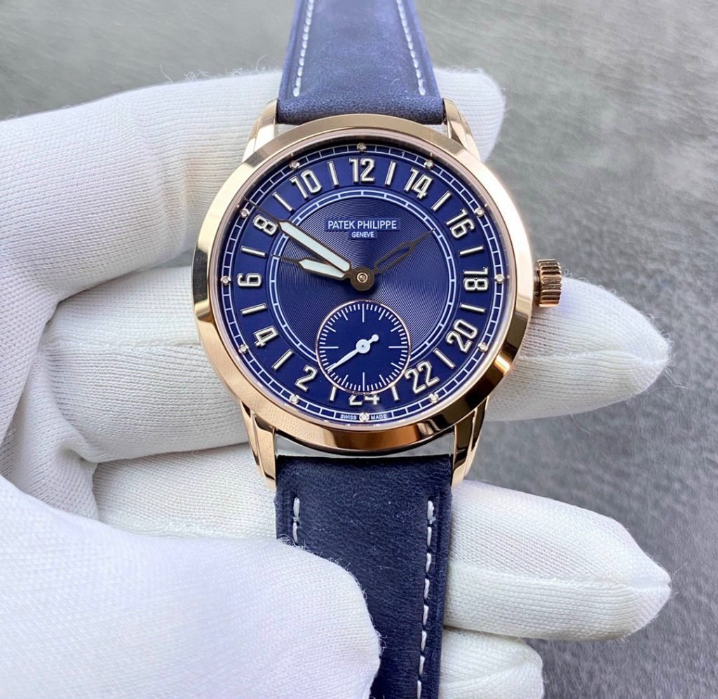 Patek Philippe Watch Calatrava 5224R Rubber Strap 42mm