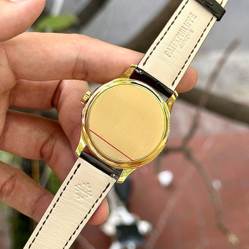 Patek Philippe Calatrava 5227J Watch Leather Strap 39mm