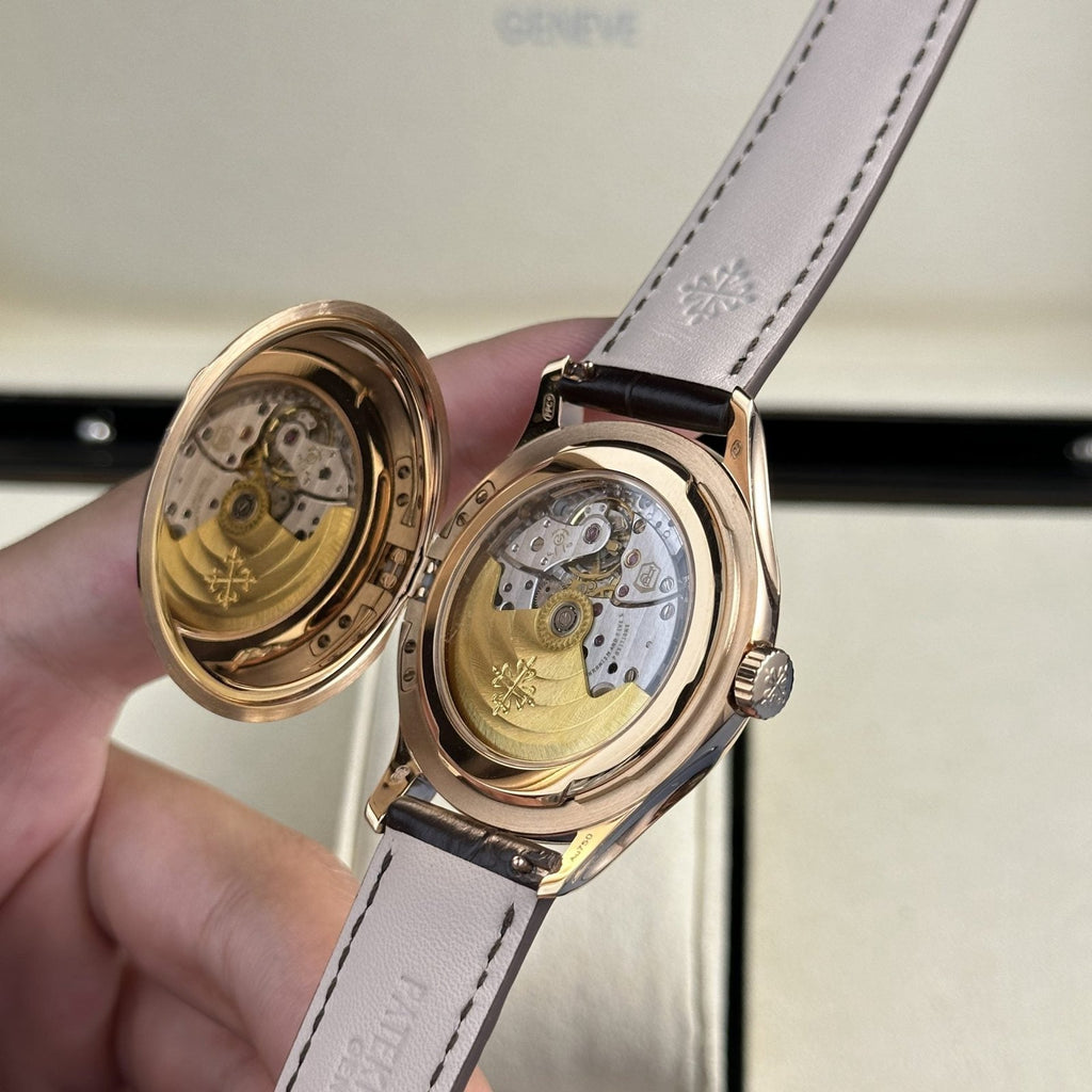 Patek Philippe Watch Calatrava 5227R Leather Strap 39mm