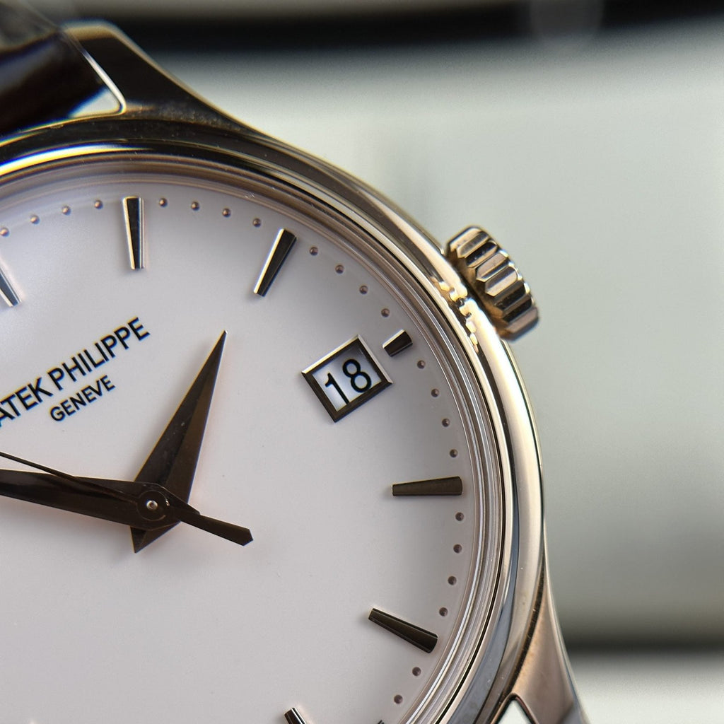 Patek Philippe Watch Calatrava 5227R Leather Strap 39mm