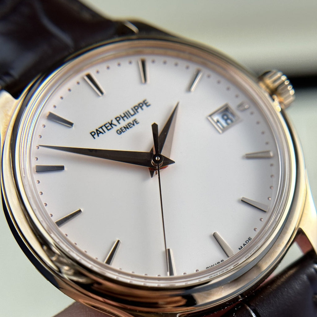 Patek Philippe Watch Calatrava 5227R Leather Strap 39mm