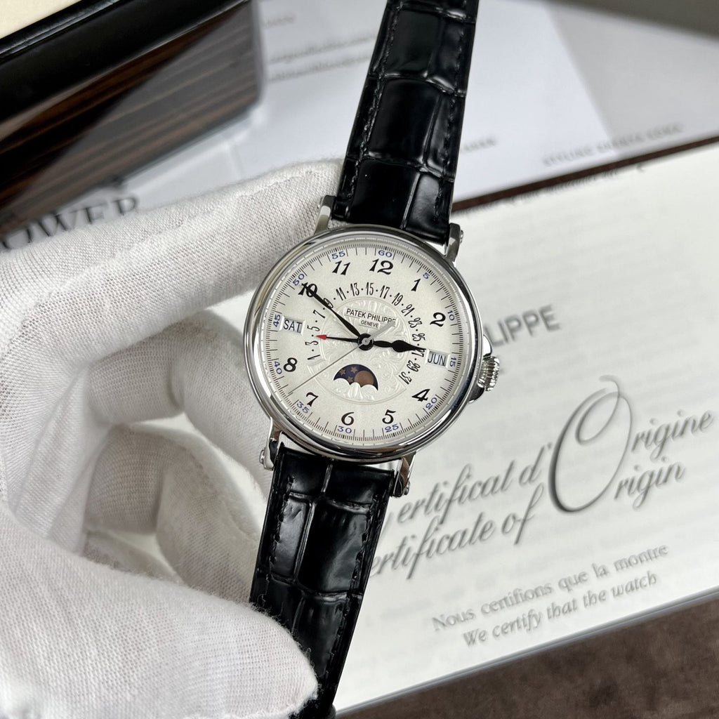 Patek Philippe Watch Grand Complications 5159G White Dial 38mm