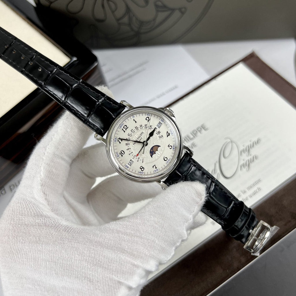 Patek Philippe Watch Grand Complications 5159G White Dial 38mm