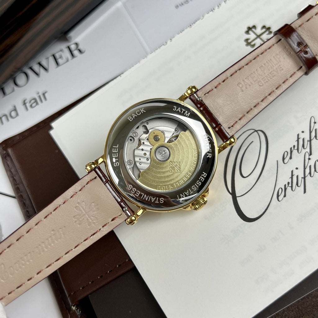 Patek Philippe Watch Grand Complications 5160R Leather Strap 38mm