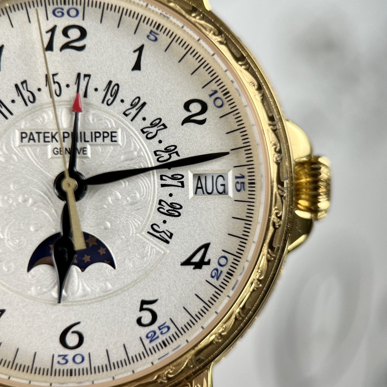 Patek Philippe Watch Grand Complications 5160R Leather Strap 38mm