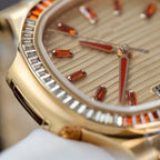 Patek Philippe Watch Nautilus 7118-1300R 18K Gold Wrapped 35.2mm