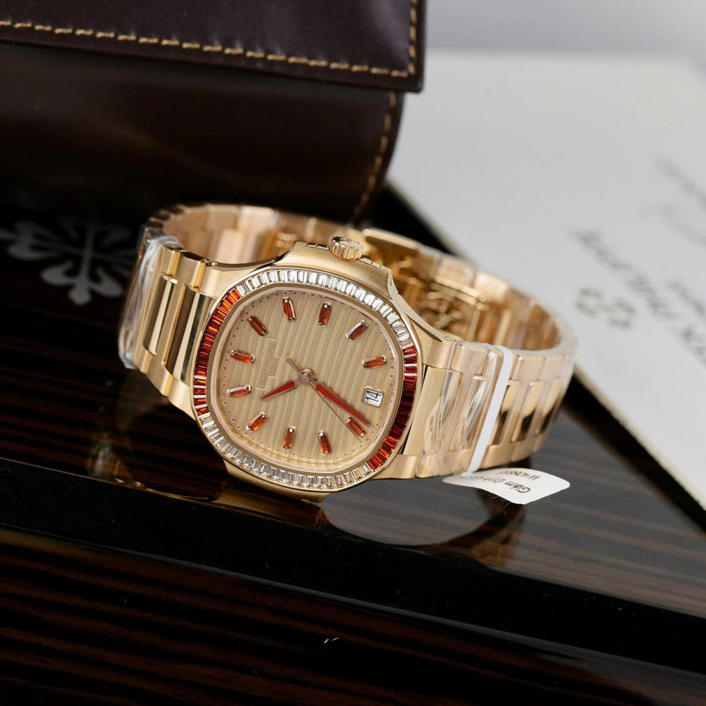 Patek Philippe Watch Nautilus 7118-1300R 18K Gold Wrapped 35.2mm