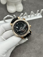 Patek Philippe Watch Grand Complications 6104R Solid Gold Watch and Diamonds 44mm