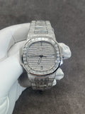 Patek Philippe Watch Nautilus 5719 Diamond And White Gold 40mm
