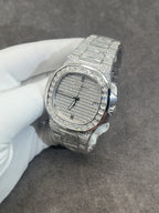 Patek Philippe Watch Nautilus 5719 Diamond And White Gold 40mm