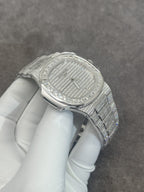 Patek Philippe Watch Nautilus 5719 Diamond And White Gold 40mm