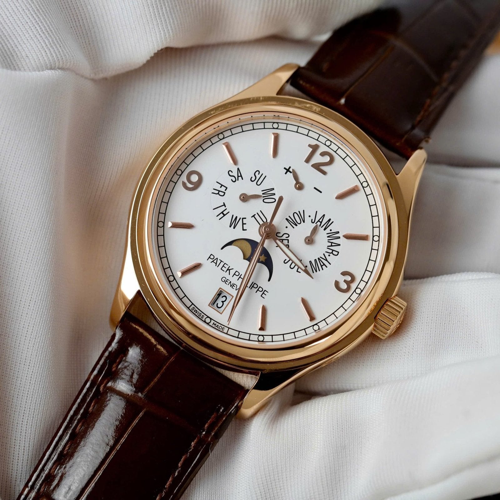 Patek Philippe Complications 5146 Watch 18K Gold Wrapped 39mm