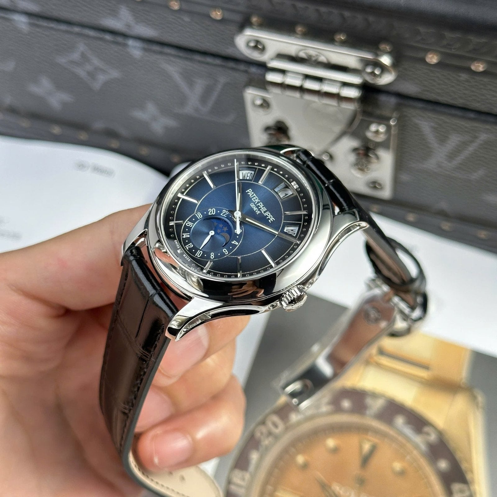 Patek Philippe Watch Complications 5205G Blue Dial 40mm