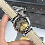 Patek Philippe Watch Complications 5205G Gray Dial Leather Strap 40mm