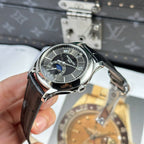 Patek Philippe Watch Complications 5205G Gray Dial Leather Strap 40mm