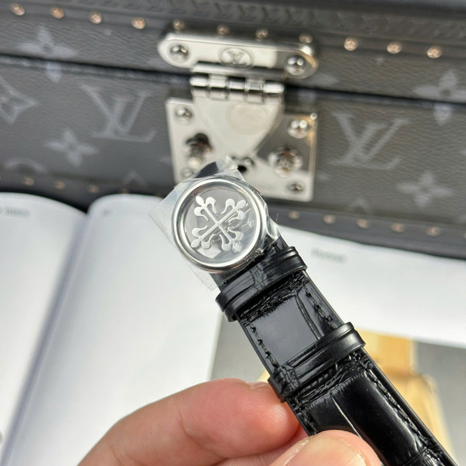 Patek Philippe Complications 5205G Watch Leather Strap 40mm