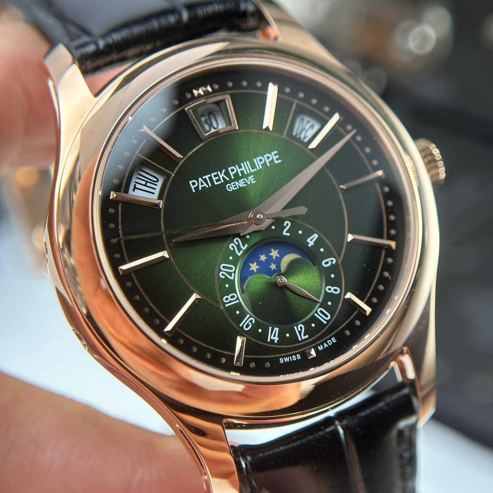 Patek Philippe Watch Complications 5205R Green Dial 40mm