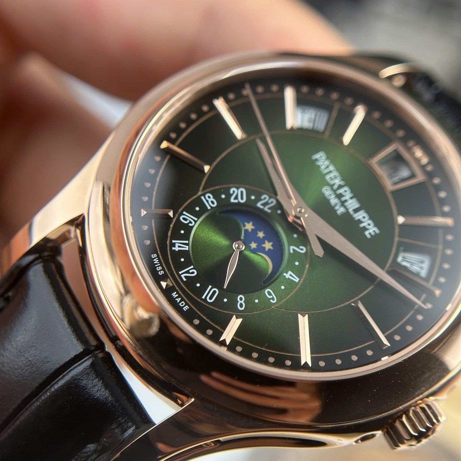 Patek Philippe Watch Complications 5205R Green Dial 40mm