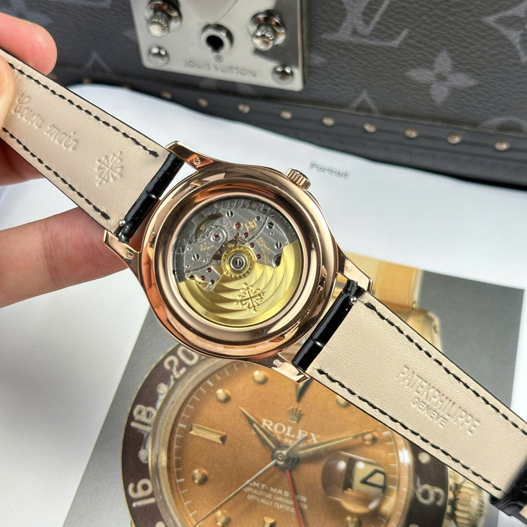 Patek Philippe Complications 5205R Watch Leather Strap 40mm