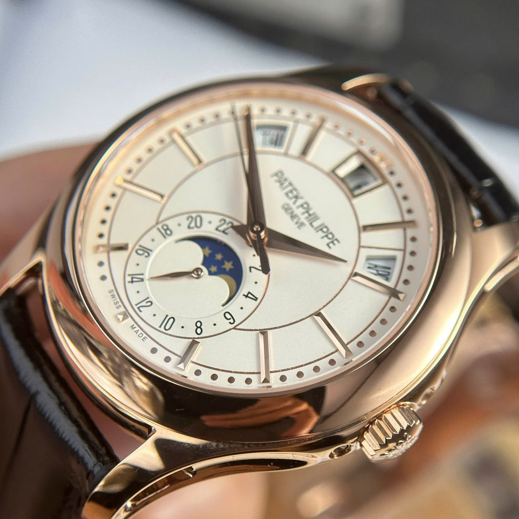 Patek Philippe Complications 5205R Watch Leather Strap 40mm