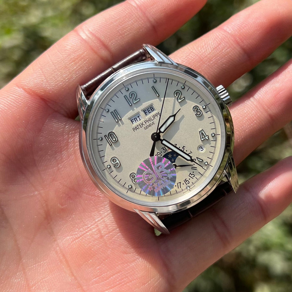 Patek Philippe Complications 5320G Watch Leather Strap 40mm