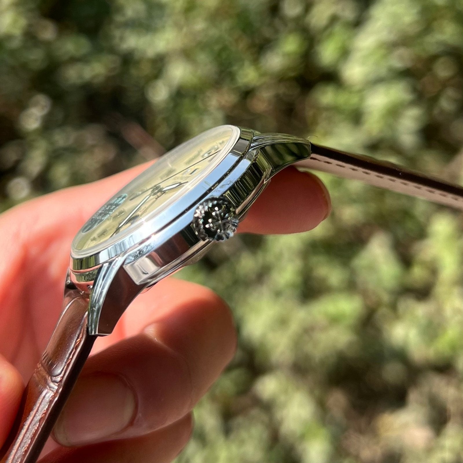 Patek Philippe Complications 5320G Watch Leather Strap 40mm