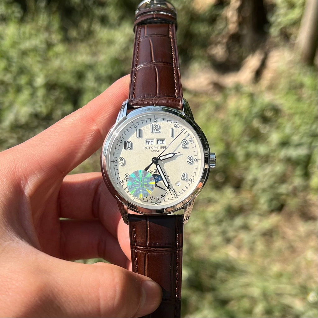 Patek Philippe Complications 5320G Watch Leather Strap 40mm